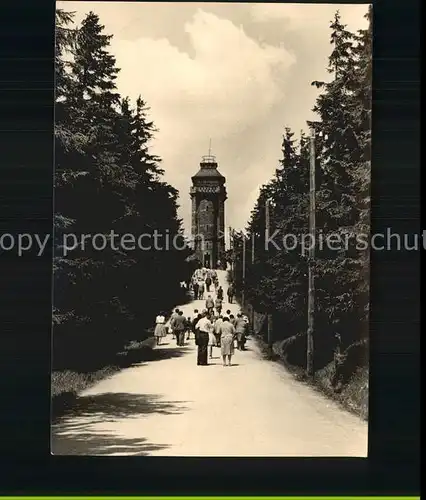 Auersberg Wildenthal Aussichtsturm Handabzug Kat. Eibenstock