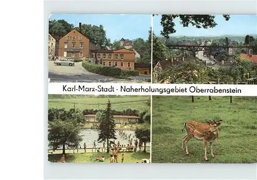 Karl Marx Stadt Naherholungsgebiet Oberrabenstein Kat. Chemnitz