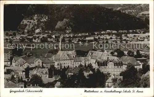 Gengenbach Mutterhaus und Haushaltungsschule St Anna Kat. Gengenbach Schwarzwald