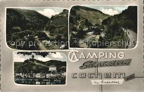 Cochem Mosel Camping Schausten Teilansichten Kat. Cochem