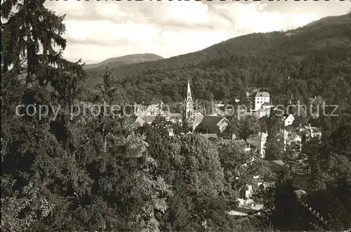 Badenweiler Teilansicht Kat. Badenweiler