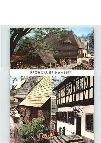 Frohnau Annaberg Hammerwerk mit Herrenhaus Museum und Gaststaette Kat. Annaberg