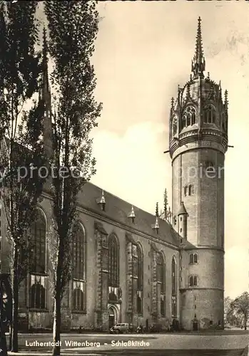 Wittenberg Lutherstadt Schlosskirche Kat. Wittenberg