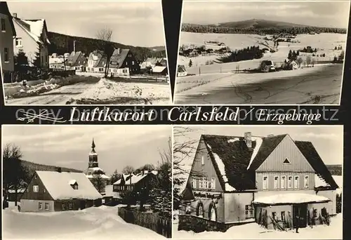 Carlsfeld Erzgebirge Orts und Teilansichten Kat. Eibenstock