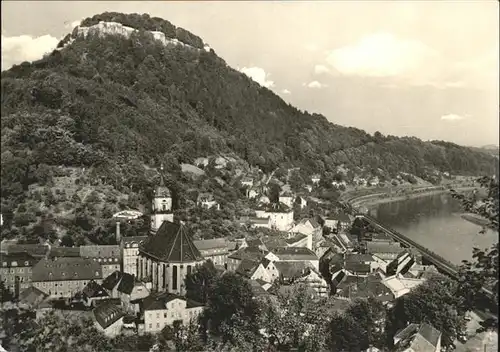 Saechsische Schweiz Stadt Festung Koenigsstein