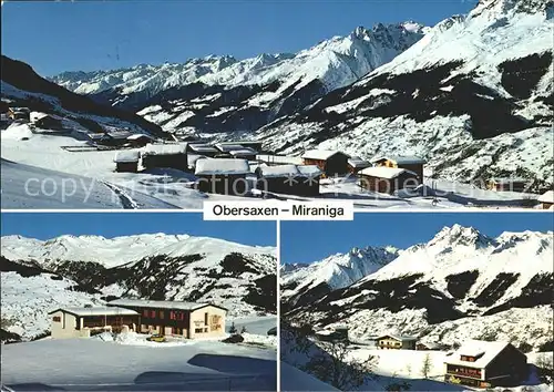 Miraniga Obersaxen Piz Ault Oberalpstock Posta Biala Waedenswiler Ferienhaus Meilener Ferienhaus / Obersaxen /Bz. Surselva