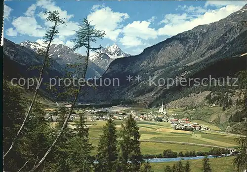 Zernez GR Eingangstor zum Schweizer Nationalpark mit Linardgruppe Kat. Zernez