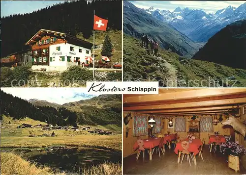 Klosters GR Berghaus Gemsli Schlappin D?rfli mit Joch Madrisawanderweg B?ndnerst?bli Kat. Klosters