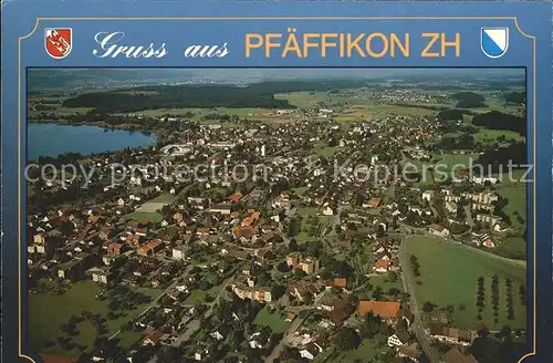 Pfaeffikon ZH Fliegeraufnahme / Pfaeffikon ZH /Bz. Pfaeffikon