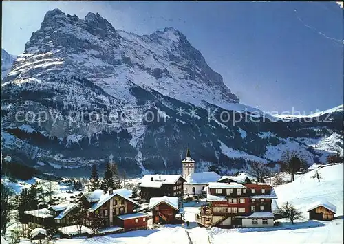 Grindelwald Dorfpartie H?rnli und Eiger Kat. Grindelwald