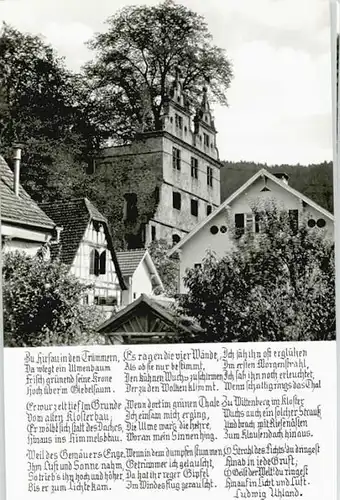 Hirsau Luetzenhardter Hof ungelaufen ca. 1955 / Calw /Calw LKR