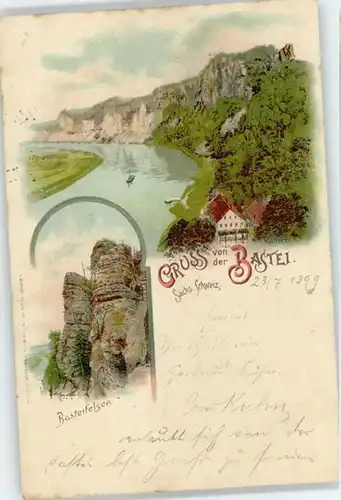 Rathen Saechsische Schweiz Bastei Basteifelsen  x / Rathen Sachsen /Saechsische Schweiz-Osterzgebirge LKR