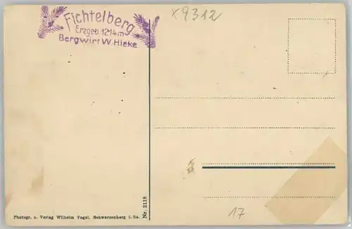 Oberwiesenthal Erzgebirge  / Oberwiesenthal /Erzgebirgskreis LKR