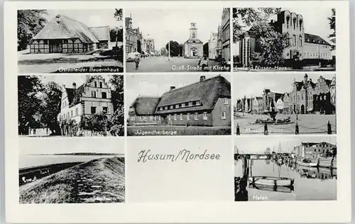 Husum Nordfriesland Jugendherberge Kirche Hafen * / Husum /Nordfriesland LKR