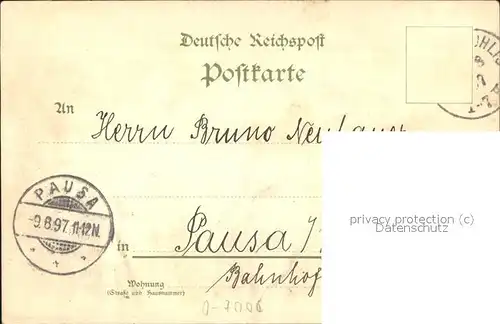 Ausstellung Industrie Gewerbe Leipzig 1897 Nr. 4 Wiener Cafe Saechsisch Thueringische Kat. Leipzig