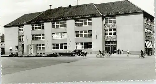 Bruckmuehl Rosenheim Schule ungelaufen ca. 1965 / Bruckmuehl /Rosenheim LKR