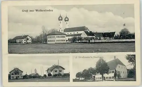 Weihenlinden Gasthaus x 1916 / Bruckmuehl /Rosenheim LKR