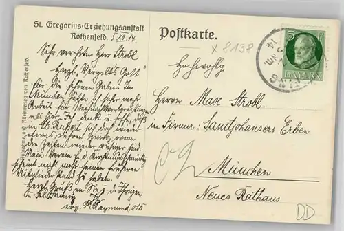 Andechs Rothenfeld  x 1914 / Andechs /Starnberg LKR