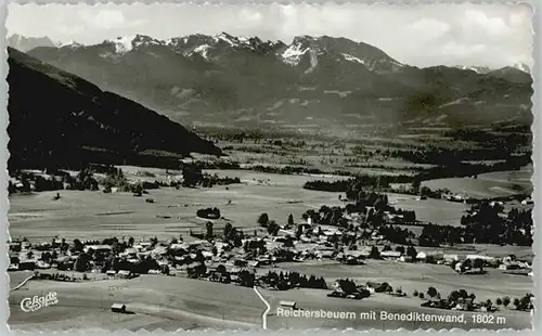 Reichersbeuern Reichersbeuern Fliegeraufnahme ungelaufen ca. 1955 / Reichersbeuern /Bad Toelz-Wolfratshausen LKR