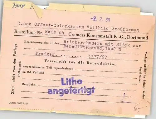 Reichersbeuern Reichersbeuern Fliegeraufnahme o 1967 / Reichersbeuern /Bad Toelz-Wolfratshausen LKR