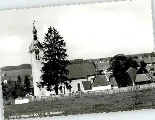 Reichersbeuern Reichersbeuern St. Korbinian ungelaufen ca. 1965 / Reichersbeuern /Bad Toelz-Wolfratshausen LKR