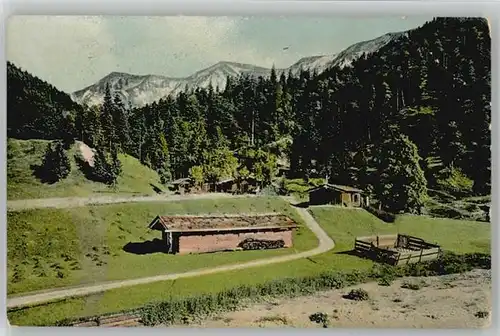 Wildbad Kreuth Siebenhuette ungelaufen ca. 1920 / Kreuth /Miesbach LKR