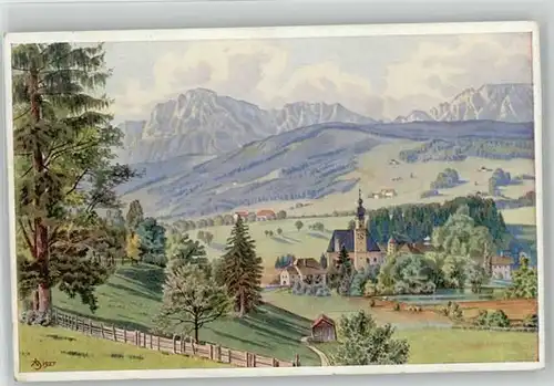 Hoeglwoerth Kuenstlerkarte x 1931 / Anger /Berchtesgadener Land LKR