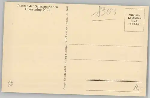 Oberroning Oberroning Laaber Salesianerinnen Institut Musikzimmer ungelaufen ca. 1920 / Rottenburg a.d.Laaber /Landshut LKR