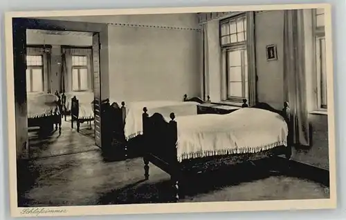 Oberroning Oberroning Laaber Salesianerinnen Institut Schlafzimmer ungelaufen ca. 1920 / Rottenburg a.d.Laaber /Landshut LKR