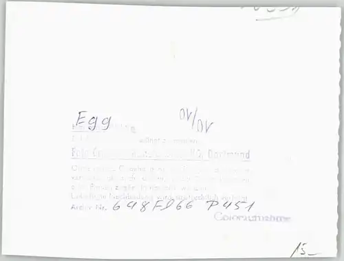 Egg Bernried Fliegeraufnahme o 1966 / Bernried /Deggendorf LKR
