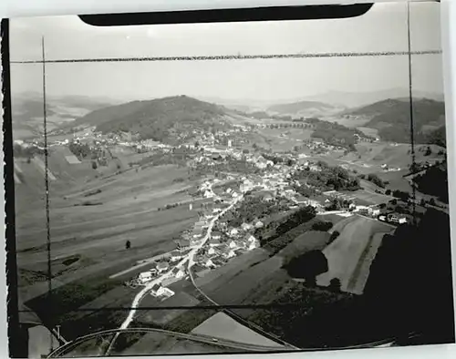 Schoenberg Bayerischer Wald Fliegeraufnahme o 1966 / Schoenberg /Freyung-Grafenau LKR
