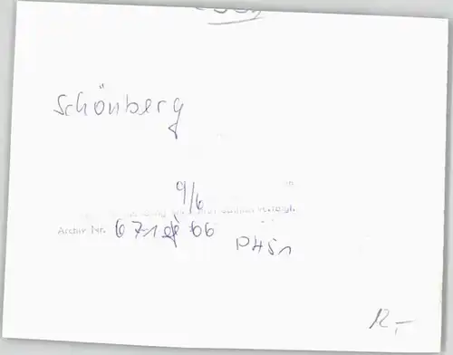 Schoenberg Bayerischer Wald Fliegeraufnahme o 1966 / Schoenberg /Freyung-Grafenau LKR