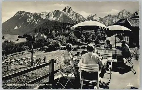 Vorderburg Immenstadt Brackenberg Cafe Alpenfrieden * / Rettenberg /Oberallgaeu LKR