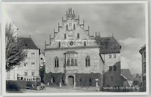 Sulzbach-Rosenberg  Rathaus * 1930 / Sulzbach-Rosenberg /Amberg-Sulzbach LKR