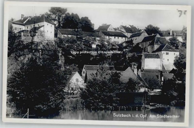 SulzbachRosenberg Stadtweiher * 1940 / SulzbachRosenberg /Amberg