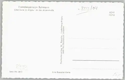 Oberreute Oberreute Allgaeu Pension Buhmann * / Oberreute /Lindau LKR