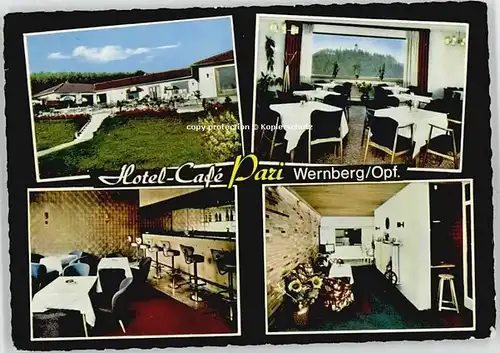 Wernberg-Koeblitz Hotel Cafe Pari x 1966 / Wernberg-Koeblitz /Schwandorf LKR