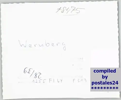 Wernberg-Koeblitz Fliegeraufnahme * 1964 / Wernberg-Koeblitz /Schwandorf LKR