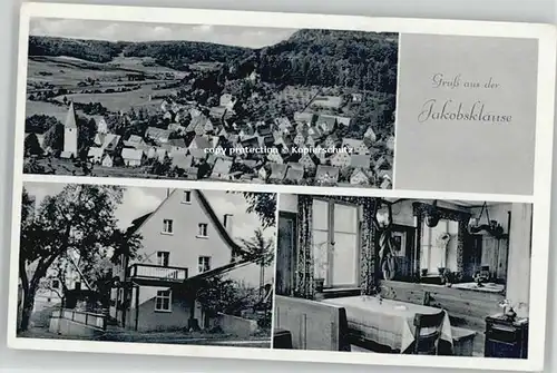 Eschenbach Mittelfranken Cafe Jakobsklause x 1956 / Pommelsbrunn /Nuernberger Land LKR