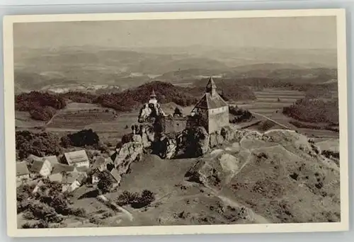 Hohenstein Kirchensittenbach Fliegeraufnahme Burg Hohenstein * 1935 / Kirchensittenbach /Nuernberger Land LKR