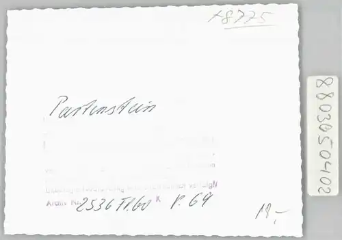 Partenstein Partenstein Spessart Fliegeraufnahme * / Partenstein /Main-Spessart LKR