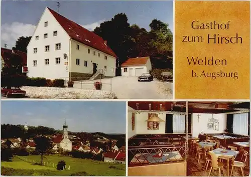 Welden Augsburg Gasthof zum Hirsch * / Welden /Augsburg LKR