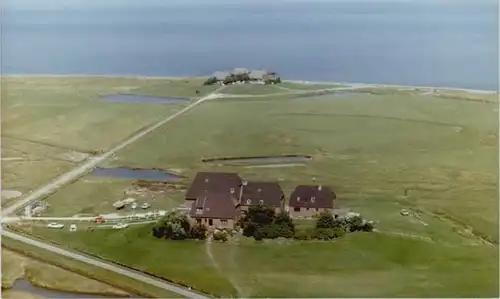 Hooge Hallig Hooge Hallig Fliegeraufnahme * / Hooge /Nordfriesland LKR