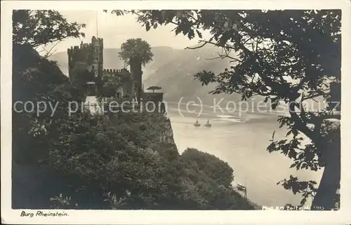 kk76972 Foto Zeitz F.G. Nr. 1019 Burg Rheinstein  Kategorie. Berchtesgaden Alte Ansichtskarten