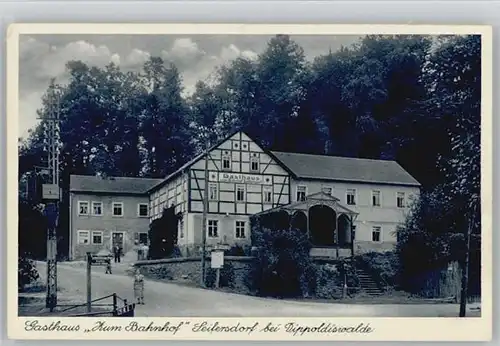 Seifersdorf Dippoldiswalde Gasthaus Bahnhof  * / Dippoldiswalde /Saechsische Schweiz-Osterzgebirge LKR