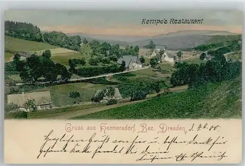 Hennersdorf Dippoldiswalde Hennersdorf  x / Dippoldiswalde /Saechsische Schweiz-Osterzgebirge LKR