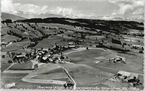 Oberreute Oberreute Allgaeu Fliegeraufnahme Queralpenstrasse * / Oberreute /Lindau LKR