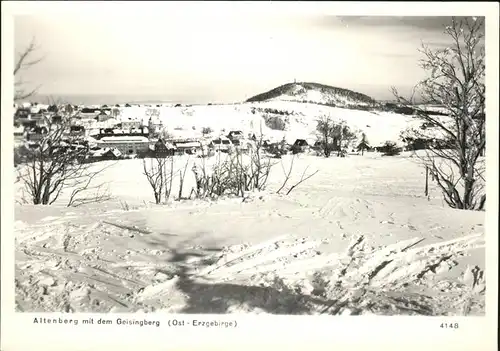 Altenberg Erzgebirge mit dem Geisingberg Kat. Geising