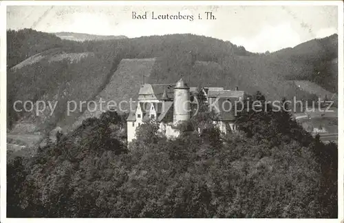 kk74274 Thueringen Region Bad Leutenberg Schloss Kategorie. Erfurt Alte Ansichtskarten