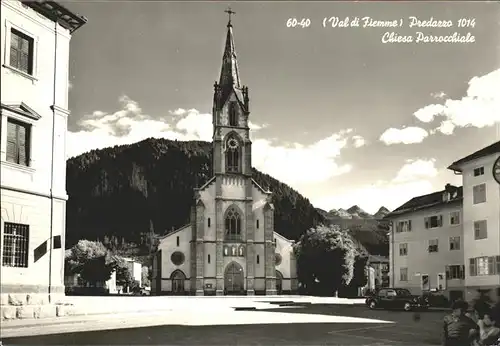 Predazzo Trentino Dolomiten Chiesa Parrocchiale